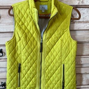G.H. Bass & Co. Bright Yellow Quilted Vest